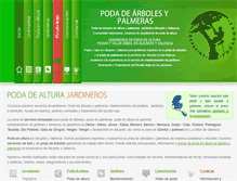 Tablet Screenshot of podadearbolesypalmeras.com